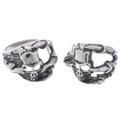 Skull Crushing Skeleton Talons Biker Ring 50067