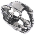 Stainless Steel Bird Claw Skull Ring 50067