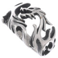 Stainless Steel Fire Dragon Ring 50075