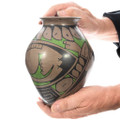 Mata Ortiz Vase Hand Painted Paquimé Pueblo Geometrics 49189