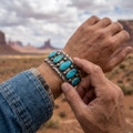 Native American Turquoise Cuff Bracelet 49194