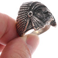 Chief Headdress Ring Size 10 Sterling Silver 50092