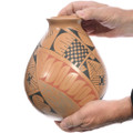 Hand Painted Polychrome Mata Ortiz Olla Pottery Vase by Rosa Lopez 0057