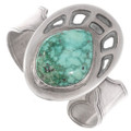 Matching Belt Buckle Bracelet Set Vintage Nevada Turquoise Stones 49207