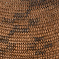 Large Traditional Coyote Tracks Pima Basket Hand Woven Vintage 0101