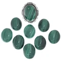 Large Malachite Ladies Ring Navajo Southwest Jewelry 49213