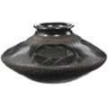 Black Mata Ortiz Saucer Pottery 49218