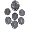 Authentic Navajo Ring Hematite Gemstone 49229