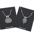 Sterling Silver Moonstone Pendant Chain Included 50137