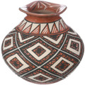 Polychrome Hand Painted Dazzler Mata Ortiz Pottery by Luis Ortiz 0059