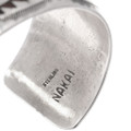 Vintage Navajo Waterbird Sterling Silver Bracelet by Gilo and Grace Nakai 0703