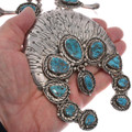 Statement Piece Native American Old Pawn Necklace 49254