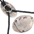 Multi Stone Navajo Vintage Inlay Bolo Set Sterling Silver by Alvin Yellowhorse 0422