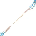 Sleeping Beauty Turquoise Heishi Southwest Beaded Necklace 49260