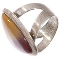 Bi-color Jasper Gemstone Sterling Silver Ring Desert Rose Trading 50151