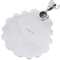 Teardrop Concho Pendant Navajo Style Hammered Designs 49264