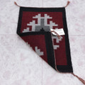 Traditional Vintage Hand Woven Ganado Red Navajo Rug 1.3ft x 1ft 0215