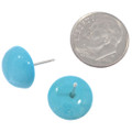 All Turquoise Earrings Round Post Stud 49270