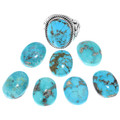 Kingman Turquoise Navajo Ring 49273