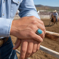 Kingman Turquoise Sterling Ring 49274