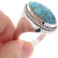 Native American Sterling Silver Turquoise Ring 49275