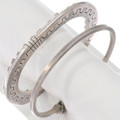 Two Vintage Sterling Silver Stacking Bracelets 0482