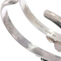 Sterling Silver 14KG Vintage Native American Bracelet Duo Lot 0139