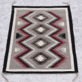 Hand Woven Vintage Traditional Eye Dazzler Navajo Rug  2.9ft x 2.3ft 0114