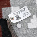 Navajo Two Grey Hills Rug Hand Woven Vintage 5.1ft x 2.8ft 0039