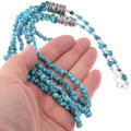Natural Turquoise Beaded Necklace 49302