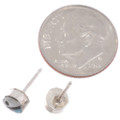 Petite Inlaid Zuni Sunface Stud Earrings 49303