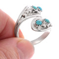 Navajo Turquoise Sterling Silver Ring 49305