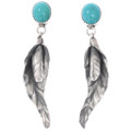Navajo Turquoise Dangle Earrings 49310