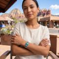 Southwest Native American Turquoise Cuff Bracelet 49314