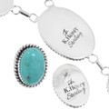 Authentic Navajo Turquoise Necklace Artist Keith Henry Signed 49315