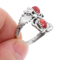 Sterling Silver Spiny Oyster Bypass Ring 49333