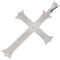 All Sterling Silver Southwest Cross Pendant Necklace 49364
