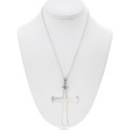 Large Silver Cross Taxco Pendant 49364