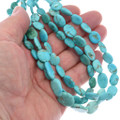 Beaded Turquoise Necklace Vintage Natural Nuggets 49366
