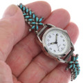 Real Turquoise Native American Watch Womens 49373