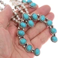 High Grade Blue Turquoise Native American Necklace 49379