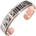 Copper Silver Overlay Cuff Bracelet 49391