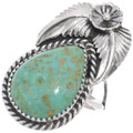 Green Turquoise Sterling Silver Ring 49395