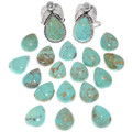 Teardrop Shape Southwest Turquoise Ladies Ring 49395