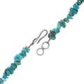 Southwest Native American Turquoise Bear Claw Necklace 49396