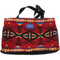 Red Pendleton Wool Tote Handbag 0717