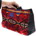 Red Pendleton Wool Tote Handbag 0717