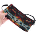 Black Pendleton Clutch Wool Handbag 0526