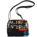 Black Wool Pendleton Multi Pocket Wallet Purse 0496