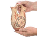 Pueblo Pottery Hand Painted Wedding Vase Jemez Tribe 49405